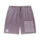 Unisex Vintage Wash Sunfade Waffle Raw Hem Shorts