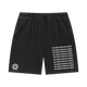 Unisex Vintage Wash Sunfade Waffle Raw Hem Shorts